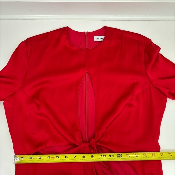 Mother of All Rose Midi Dress in Red Size L - Picture 14 of 15